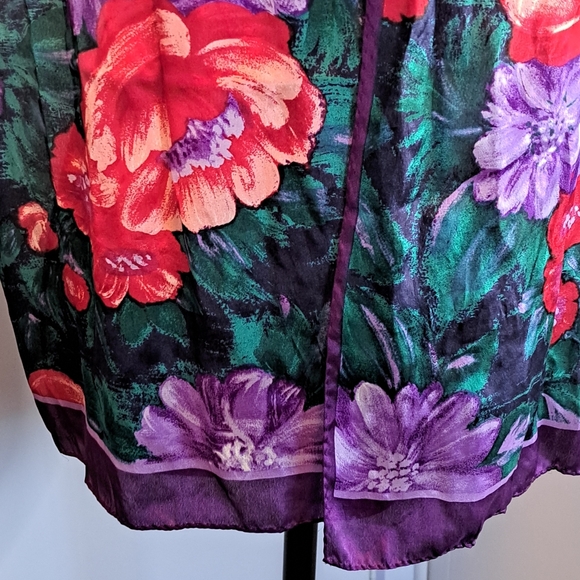 Vintage Careta 💯 silk scarf japan - Picture 4 of 11